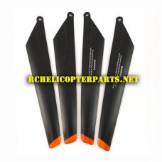 H-725G-01 Main Blades Parts for Haktoys H-725G Alloytech Helicopter