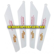 H-755G-01-White Main Blade Parts for H-755G Gyrotech Helicopter