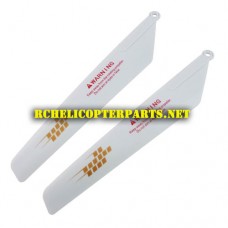 H-755G-02-White Main Blade A Parts for H-755G Gyrotech Helicopter