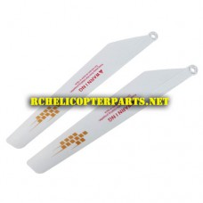 H-755G-03-White Main Blade B Parts for H-755G Gyrotech Helicopter