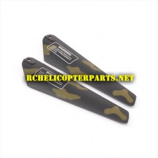 Hak308-03 Top Main Blade Parts for Haktoys HAK308 Helicopter