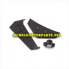 HAk311-09 Tail Fin Parts for Haktoys Hak 311 Helicopter