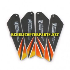 HAK325-30 Main Blade Orange Parts for Haktoys HAK325 Helicopter