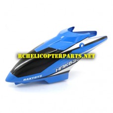 HAK635-01-Blue Cabin Parts for Haktoys HAK635 RC Helicopter