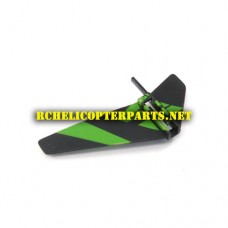 HAK809-04-Black & Green Horizontal Stabilizer Parts for Haktoys HAK809 Helicopter