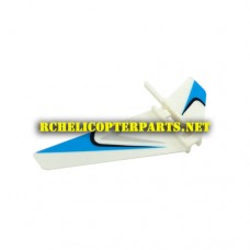 HAK809-04-White & Blue Horizontal Stabilizer Parts for Haktoys HAK809 Helicopter