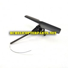 HAK907-06 Black A-Blade with Tail Motor Assembly Parts for Haktoys HAK907 Drone Quadcopter