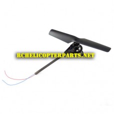 HAK907-07 Black B-Blade with Tail Motor Assembly Parts for Haktoys HAK907 Drone Quadcopter