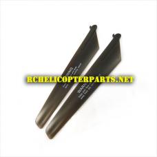 037450-03 Rotor Blades Upper Parts for Jamara Extreme XL Koax Helicopter