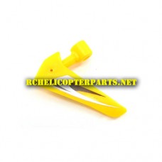 K9-16-Yellow Vertical Fin Parts For Kingco K Model K9 RC Helicopter