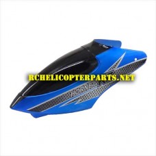 K7-01-Blue Canopy-Blue Parts for KingCo RC Helicopter K7 Hornet