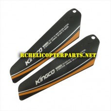 K7-05-Yellow Upper Main Blade-Yellow Parts for KingCo K7 Hornet Helicopter