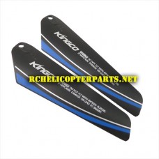 K7-06-Blue Lower Main Rotor-Blue Parts for KingCo K7 Hornet Helicopter