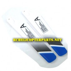 Viefly V388-Main Blade A Blue Main Blade A 2PCS for Viefly V388 Helicopter Parts