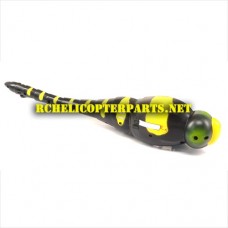 HAK377-02-YELLOW Body Right Size Parts for HAK377 Dragonfly Helicopter