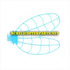 HAK377-03-BLUE Left Wing Parts for HAK377 Dragonfly Helicopter