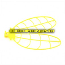 HAK377-03-YELLOW Left Wing Parts for HAK377 Dragonfly Helicopter