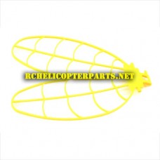 HAK377-04-YELLOW Right Wing Parts for HAK377 Dragonfly Helicopter