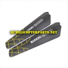 HAK377-05-YELLOW Upper Main Blade Parts for Haktoys HAK377 Dragonfly Helicopter