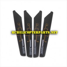 037600-05 Main Rotor Blade 4PCS Parts for Jamara 037600 Flyrobot RC Helicopter