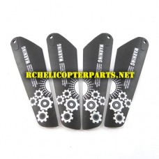 TR-FB-01 Main Blade 4PCS Parts for Top Race Robotic UFO Flying Ball