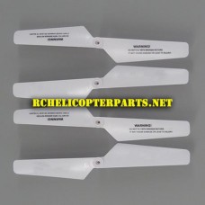 QDR-TBL-01-White Propellers 4PCS  Parts for AWW AW-QDR-TBL Quadrone - Tumbler Quadcopter