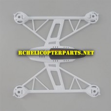 QDR-COV-15-White Top Body Parts for AWW AW-QDR-COV Quadrone Covert Quadcopter