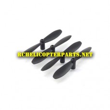 RCTR-MQ4-04 Propeller 4PCS Parts for TR-MQ4 Mini F22 Quadcopter Drone