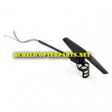 Rack Assembly (Left/Rear) ECP-6804 Black A Parts for EcoPower IRIS Drone Quadcopter