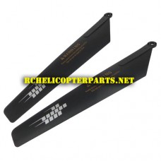 H-755G-02-Black Main Blade A Parts for H-755G Gyrotech Helicopter