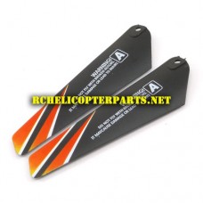 HAK325-04 Main Rotor A Orange Parts for Haktoys HAK325 Helicopter