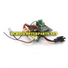 HAK635-19-27MHZ Receiver Board Parts for Haktoys HAK635 RC Helicopter