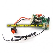 Hak736-44 27MHZ PCB Receiver Board Parts for Haktoys Hak736 Helicopter