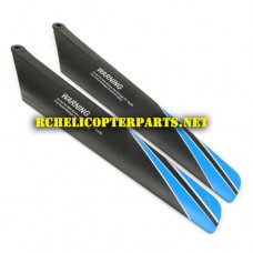 Hak736--Blue Main Blade A Parts for Haktoys Hak736 Helicopter