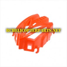 Hak903-09-Red Cabin Parts for Haktoys Hak903 Nano Quadcopter Drone