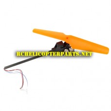 Hak909-07 Orange B-Blade with Tail Motor Assembly Parts for Haktoys Hak909 Quadcopter Drone