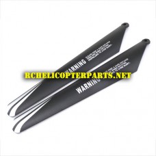 HAK787-03 Top Main Blade 2 PCS Parts for Haktoys HAK787 Helicopter