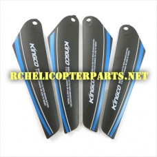 K8-01 Blue Main Blade Parts for Kingco K8 Helicopter