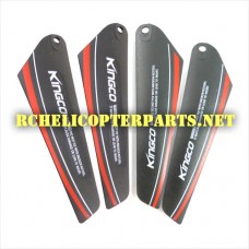 K8-01 Red Main Blade Parts for Kingco K8 Helicopter