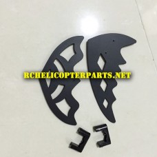 K16-36 Tail Fin Set Parts For Kingco K16 RC Helicopter