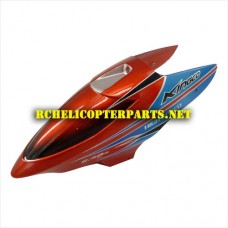 K304-01-Red Cabin Parts for Kingco K304 Helicopter