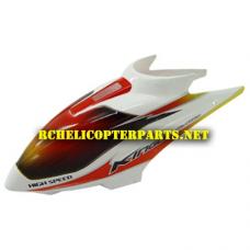 K5-01 Canopy-White Parts For Kingco K5 Helicopter