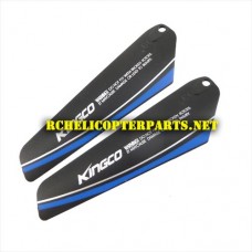 K7-05-Blue Upper Main Rotor-Blue Parts for KingCo K7 Hornet Helicopter