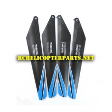 37930-01 Main Blade 4PCS Parts for ODS Radiofly Big One Evolution Helicopter