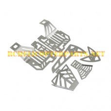 H-825G-14 Main Frame Alloy Part & Tail Fin Parts for Haktoys H-825G Helicopter