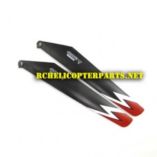 RCHak738c-Upper Main Blade A 2PCS Parts for Hak738c Helicopter
