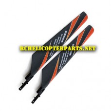 HAK 807-06-Black Main Blade Parts For Haktoys HAK807 RC Helicopter