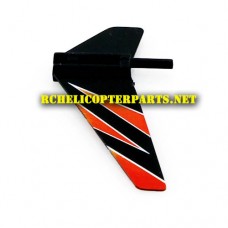 HAK807-10 Tail Fin Black Parts For Haktoys HAK807 RC Helicopter