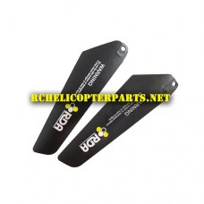 HK-645-02 Lower Main Blade Parts For Haktoys HK-645 Apache Helicopter