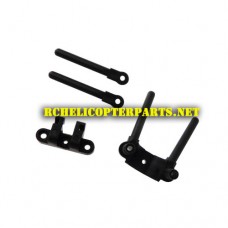 K6-25 Head of Tail Fin and Head of Tail Boom Support Parts For Kingco K6 RC Helicopter